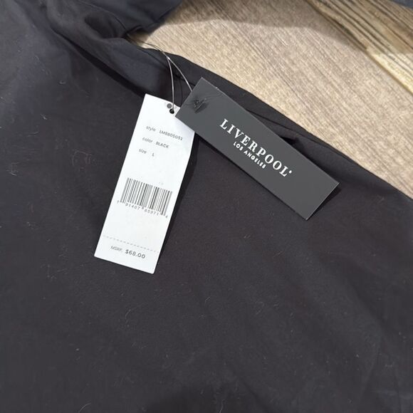 Liverpool NWT Black Long Sleeve Blouse - Picture 5 of 8